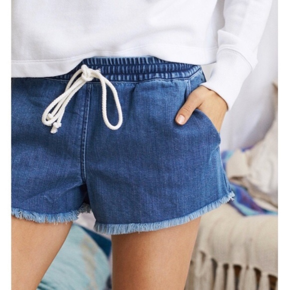 Aerie Drawstring Denim Shorts!